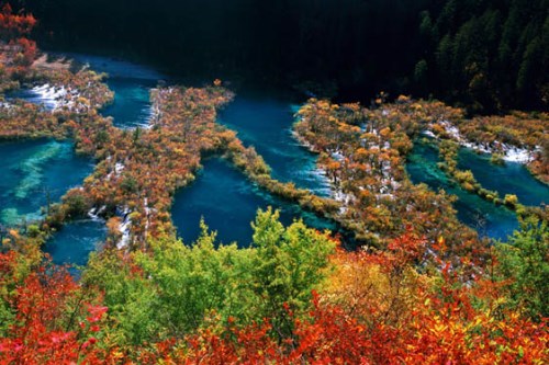 九寨溝十、十一月旅游-九寨溝浪漫彩林游